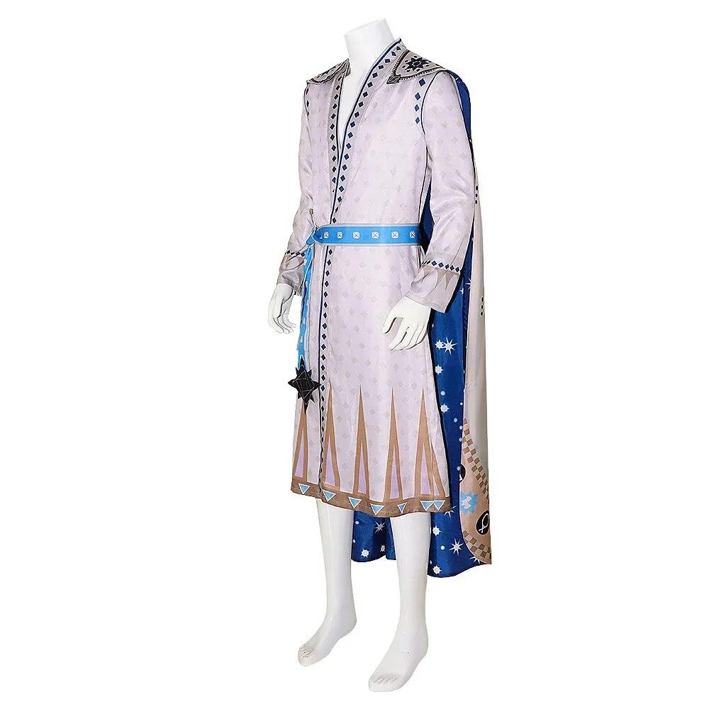 Re Magnifico Wish Cosplay Cappotto Cintura Mantello Costume Wish Re Travestimento Uomo Adulto Bambino Abiti Halloween Carnevale Costume per Gioco di Ruolo
