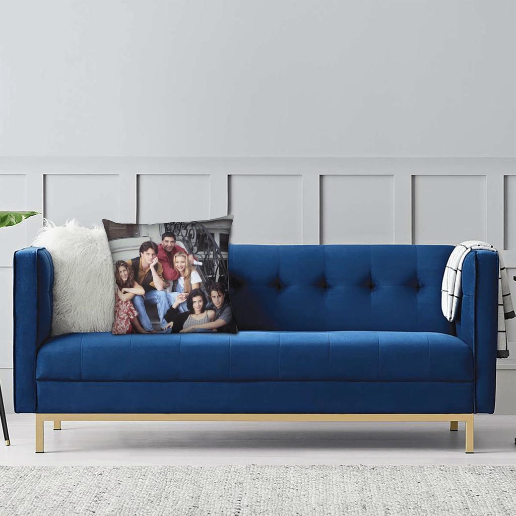 Friends Tv Show Pillowcase Double-Sided Printing Polyester Cushion Cover Gift Pillow Case Cover Home Square 40*40Cm