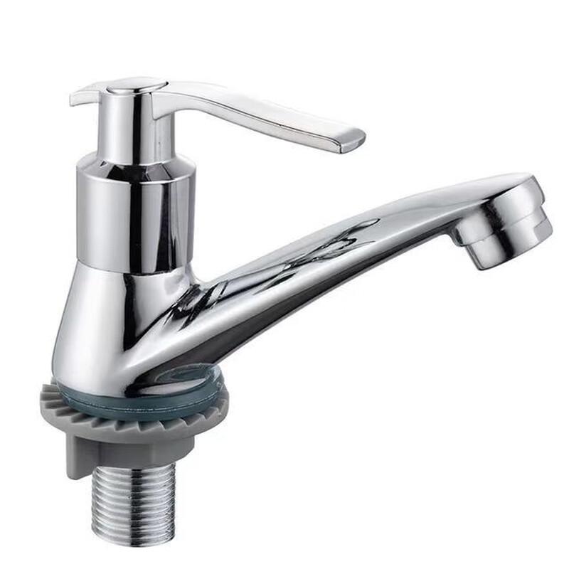 TLXT Brushed Gold Square Basin Mixer Faucet
