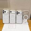 Luxury Magnetic Original Clear For Magsafe Case For iPhone 17 16 15 14 13 12 11 Pro Max Funda Wireless Charging Shockproof Cover