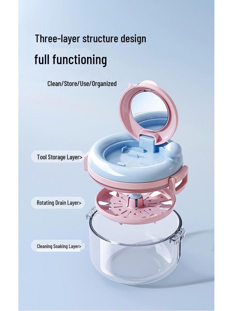 Dopamine Aligner Case: Leak-proof, Portable Denture and Children's Food-Grade Storage Cleaner