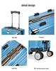 Premium 20-Inch Carry-On Suitcase with Universal Wheels and 24-Inch Aluminum Frame, Ideal for Female Students