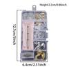 KAMMPT Common Oval Silicone Glasses Nose Pads Repairing Kit Metal Core Soft Screw-in Eyeglasses Nose Brackets Replacement Kits