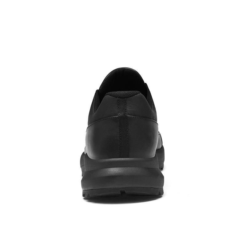 Low-key commuter men's comfortable first layer cowhide waterproof outdoor hiking off-road mountaineering sneakers