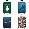 Luggage Case Thin Protective Cover Cartoon Pattern Trolley Travel Leather Box