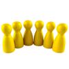 Pawn/ Chess Wood Game Pieces 12Pcs 29mm for Board Game/card Game and Other Games Accessories 6 Colors