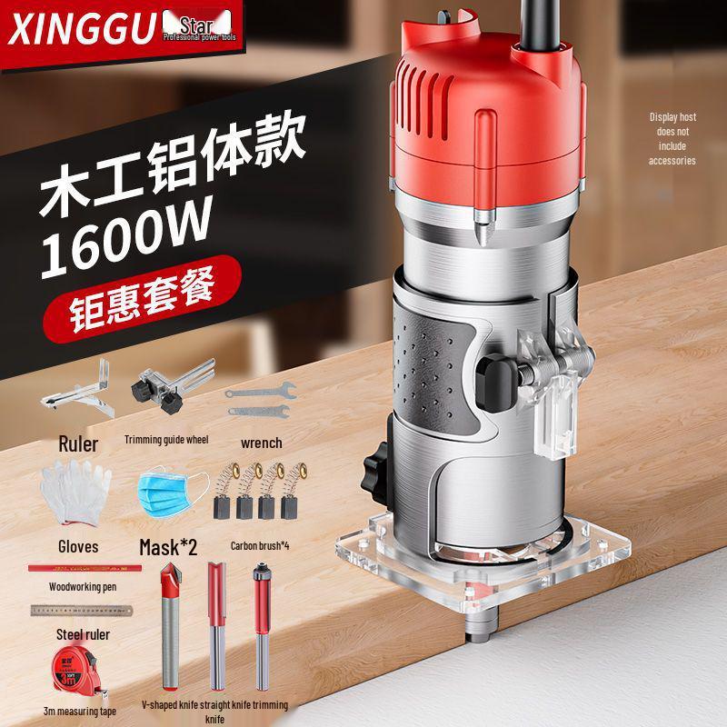 

Високопотужний електричний крайкообрізний фрезер та невелика фрезерна машина для різьблення по дереву для домашнього декору