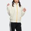 adidas Neo Advantage Sports Fleece Jacket Women Outerwear Off-White HG9034