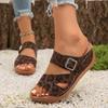 Fashion Trend Women Sandals High Heels Slip on Wedges Platform Sandals Comfortable Outdoor Anti-slip Women Shoes Summer Zapatos De Mujer