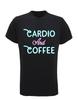 Mens Recycled Performance T-Shirt Cardio and Coffee Exercise Gym Fitness TriDri
