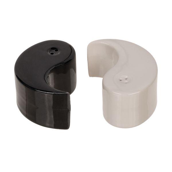 Piperniță și solniță Yin și Yang Sare și piper bucătărie