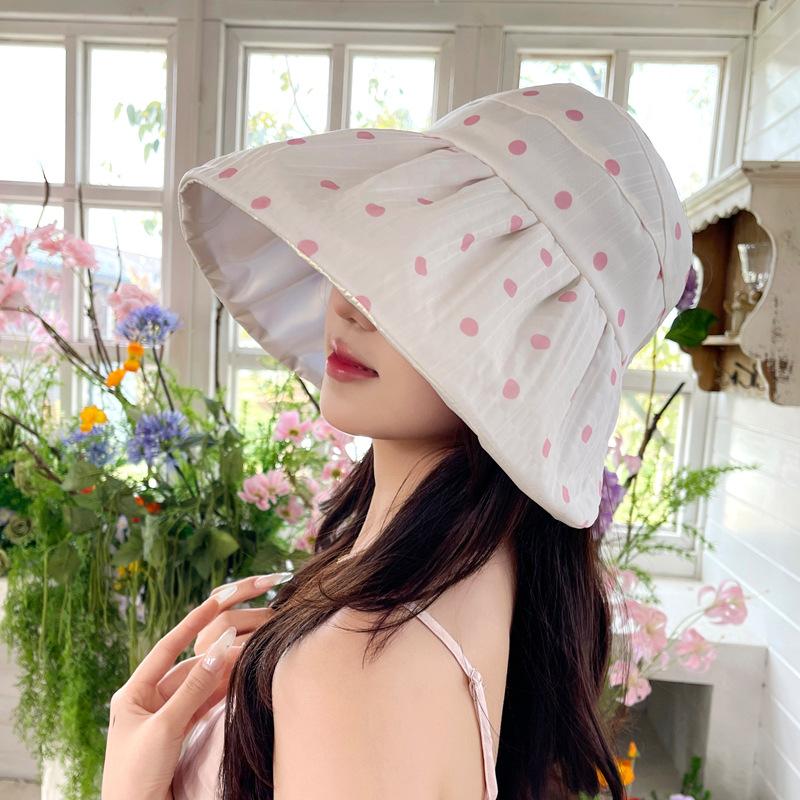 Shell Sunscreen Sun Hat Women'S Summer Sunscreen Sunshade Big Brim Showing Face Small Versatile Empty Top Hat