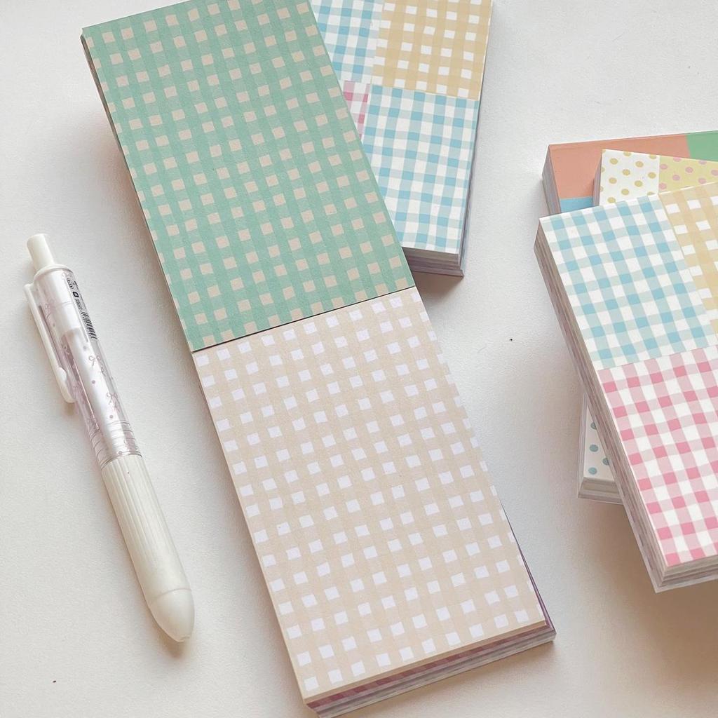 Super Thick Dot Pattern Sticky Notes for Journals - Non-Adhesive Collage Paper, M5 Inner Pages, Book Planner