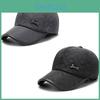 Letter Baseball Jeans Cap Peaked Caps Man Ear Protection Hat Fashion Casual