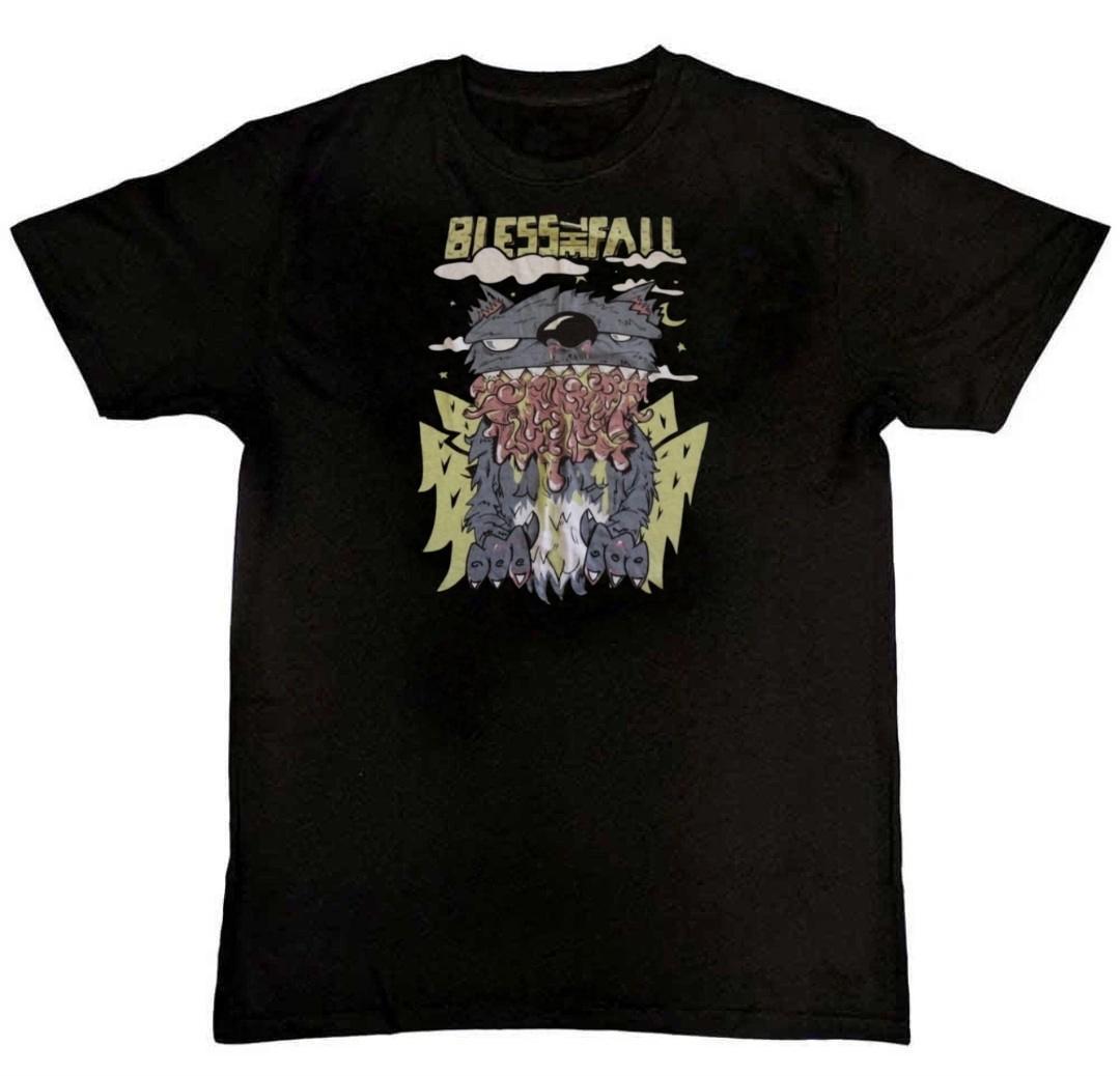 Rare Blessthefall Graphic Print Mens T-Shirt S