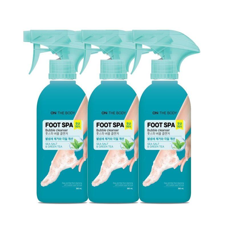 LG On the Body Foot Spa Bubble Cleanser 385ml x3ea