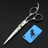6.0 Inch Bright Light, Cross Flower, Screw, Hair Scissors, Hair Scissors, Flat Scissors, Bangs Scissors, Tooth Scissors, Thin