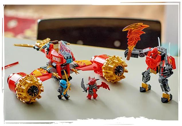 Klocki lego ninjago 71830 burzowy jeździec mech kaia 7+ (elementy: 333)