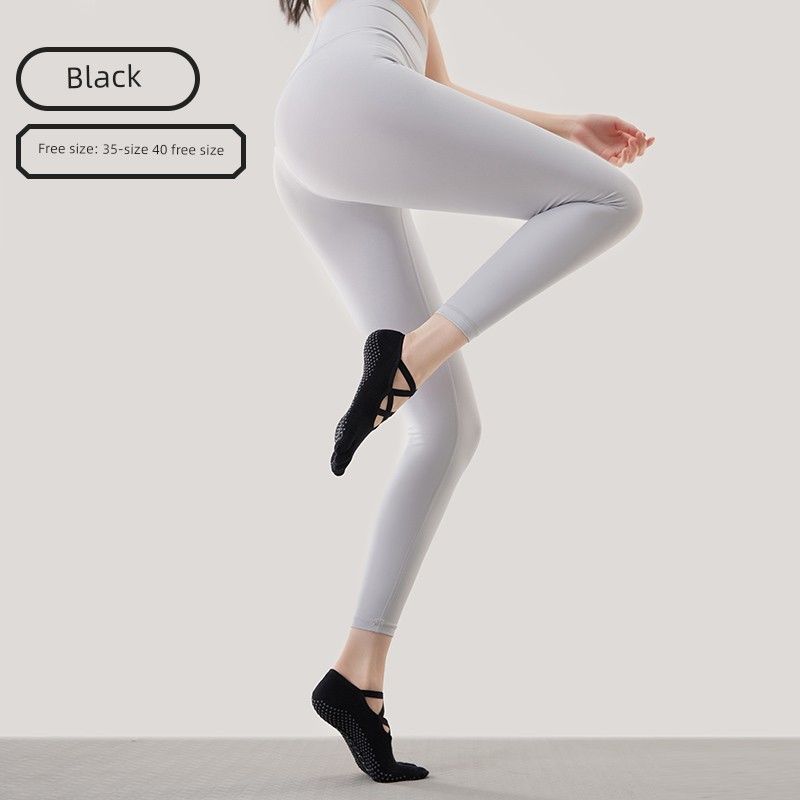 

Summer Yoga Socks Non Slip Professional Women s Toe Socks Pilates Socks Special Indoor Sports Split Toe Summer Thin [Non Slip a pair] with five fingers_pure black