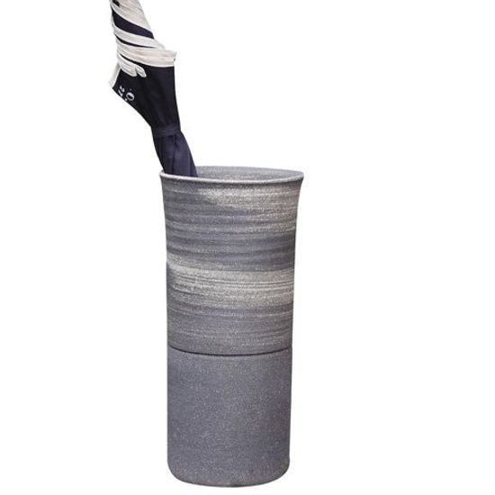 

Зонт Yamasho Pottery, серый, диаметр x высота, щетка Shigaraki Ware Dogoyomi, современная подставка для зонта и т. д.. приблизительно. 21,5 45,0см
