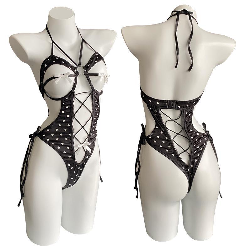 Sex Underwear Sexy Cross Hollow Chest Strap-on onesie Bed Passion Free Set