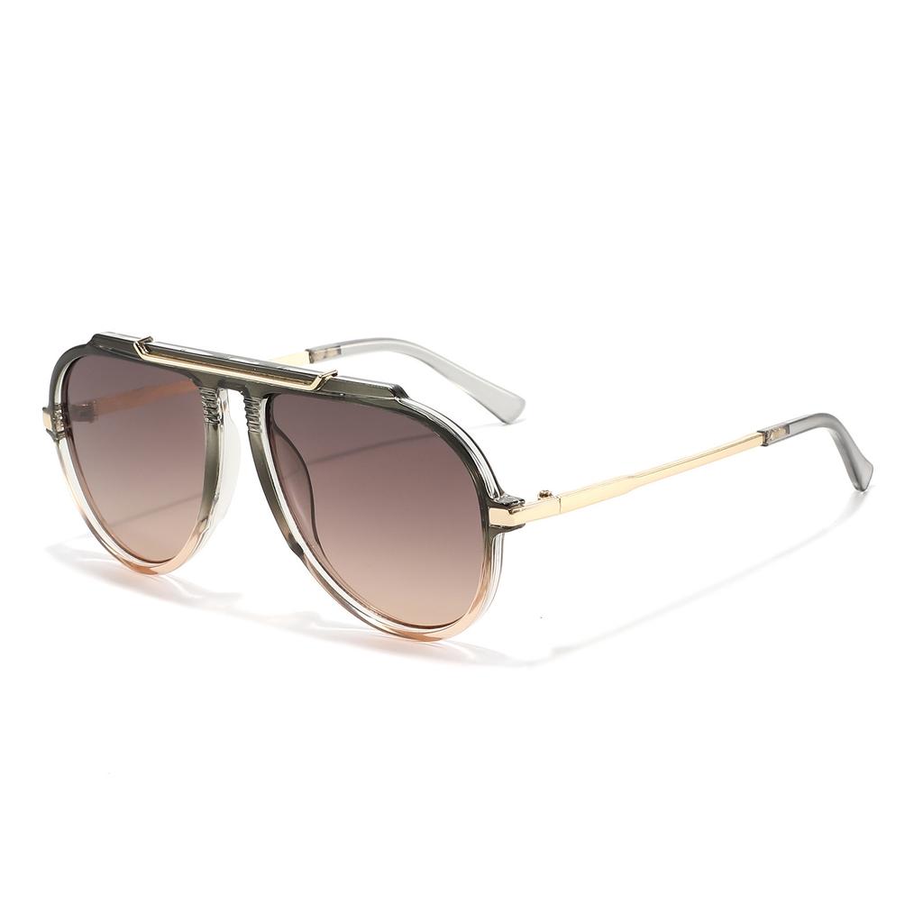 New European and American large frame toad glasses UV protection fashion glasses Internet celebrity trendy men and women sunglasses S