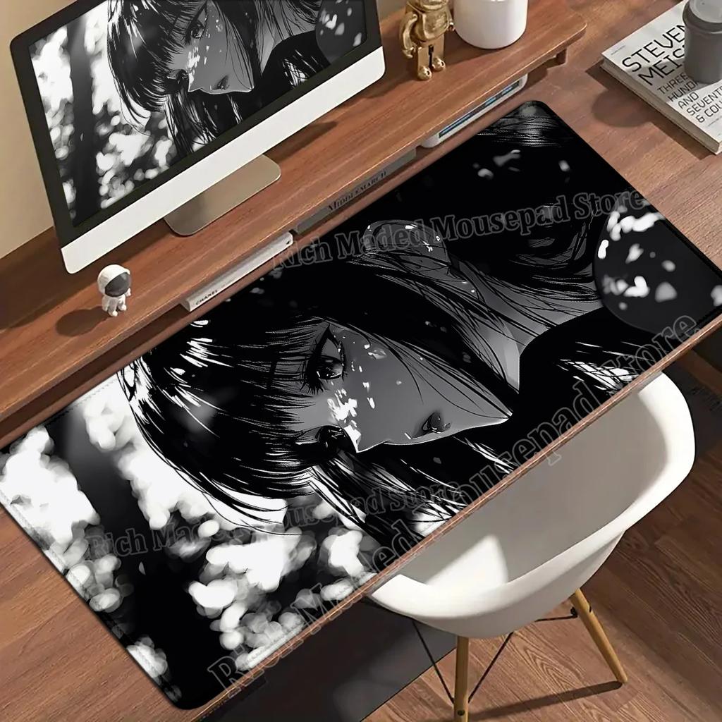 Anime Girls Xxl Mouse Pad x Kawaii Cartoon Girl Deskmat Pc Office Accessories Gaming Computer Nonslip Keyboard Mousepa