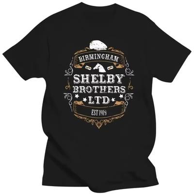 Peaky Blinders Birmingham Shelby T-shirts Men and Women Summer Cotton Clothing Casual Fashion Round Neck Short Sleeved Tee