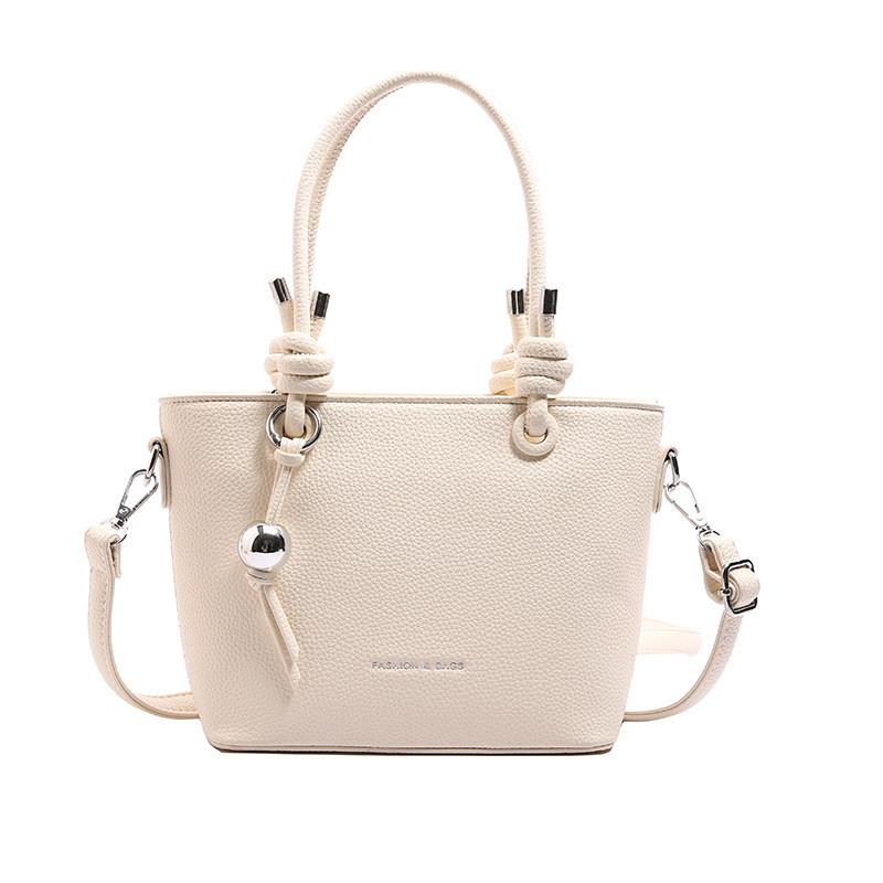 IELGY Retro Bucket Bag Simple Shoulder Crossbody Handbag