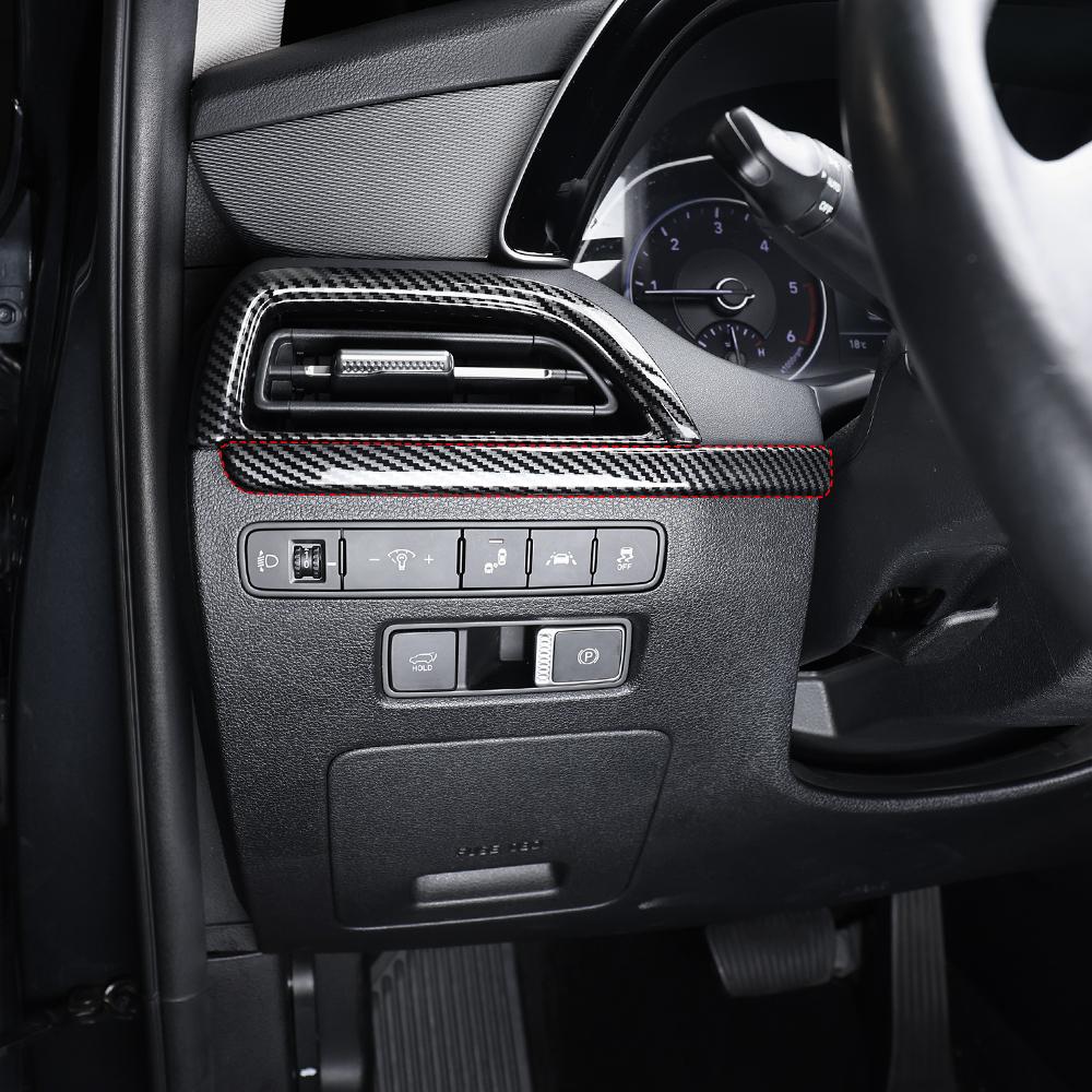For Hyundai Palisade 2020-2026 Dashboard Middle Air Conditioner Vent Instrument Panel Cover Trim Interior Decor Accessories LHD