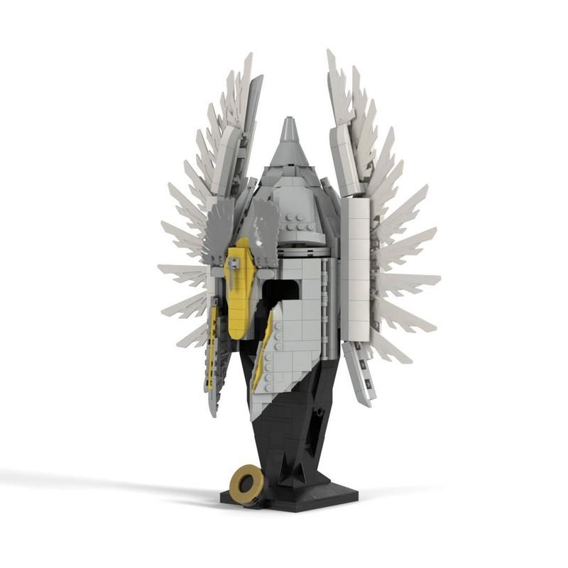 812pcs MOC LOTR Gondor Fountain Guard Helmet Hobbit Lord Rings Model Building Christmas Gifts Blocks Architecture Toys Education