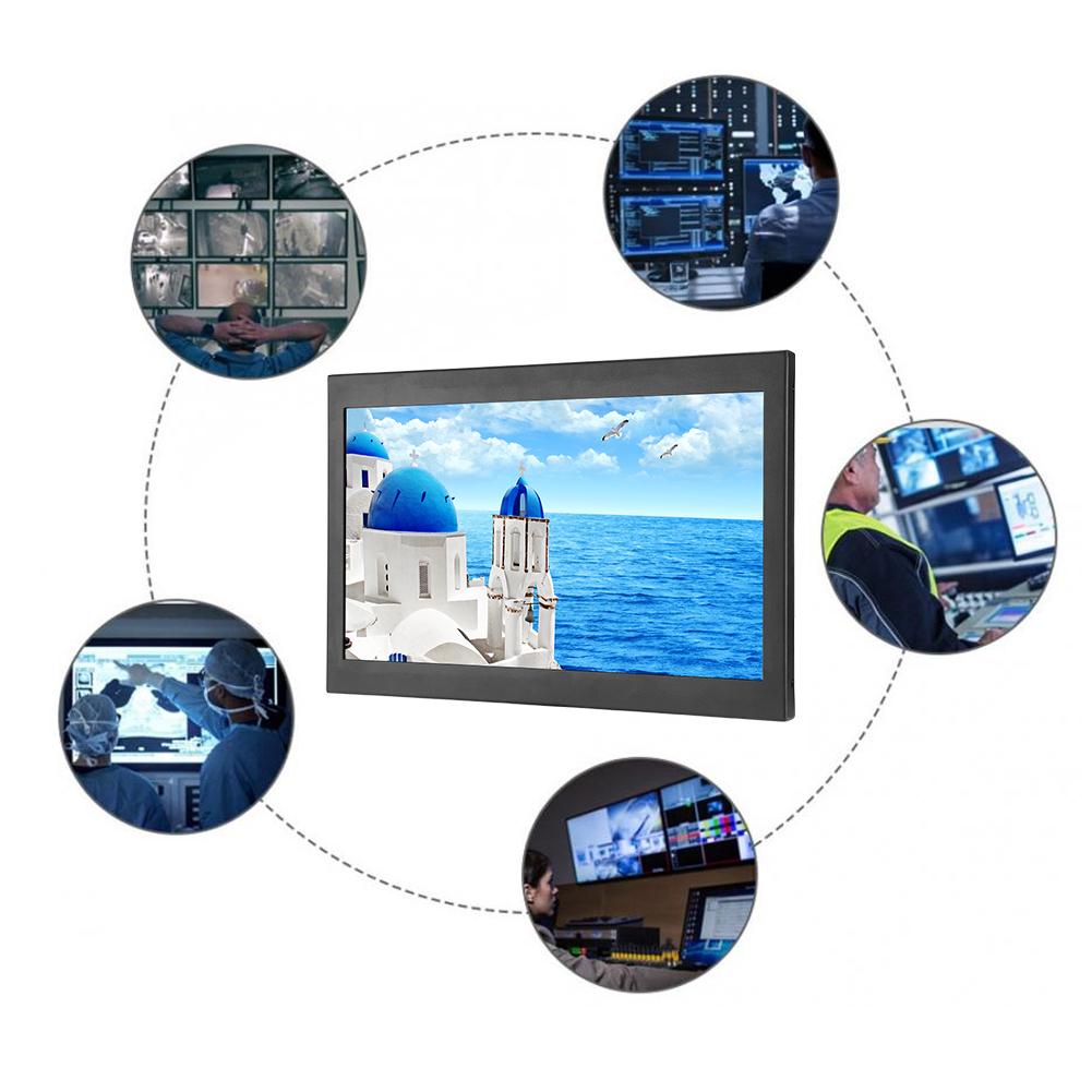 13.3 Inch Capacitive Multi Touch Screen Full HD 16:9 Widescreen Embedded Industrial Monitor Full
