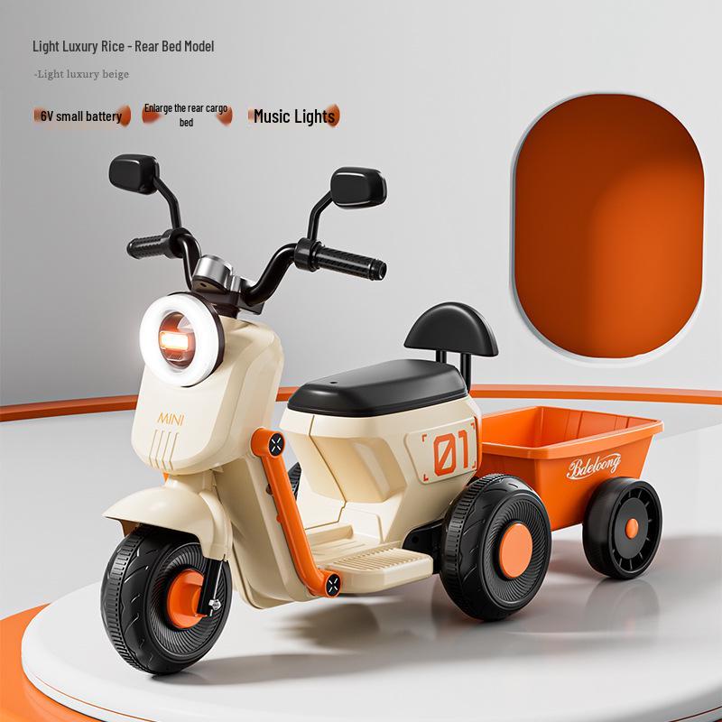 Children's Battery-Powered Electric Tricycle: Ride-On Toy Car with Remote Control for Boys and Girls  