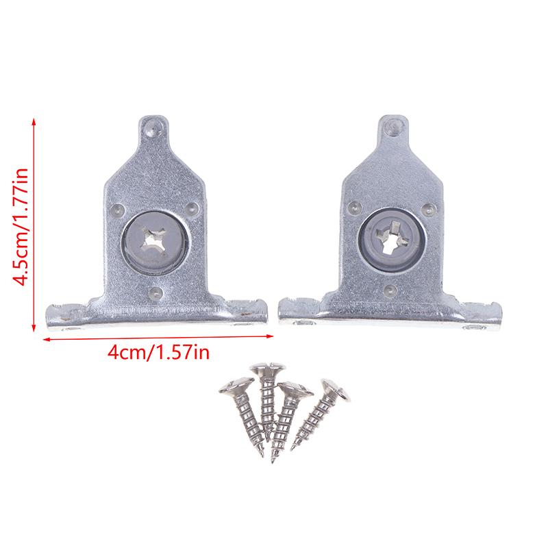 2Pcs Nylon/Metal Drawer Clip Front Panel Fixing Bracket Connector Replacement Kitchen Furniture Cabinet