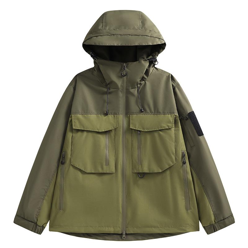 

New Men s Mountain Outdoor Mountaineering Jacket Down Hard Shell Two-piece Set Heavy Mountain Three-in-One Jacket M