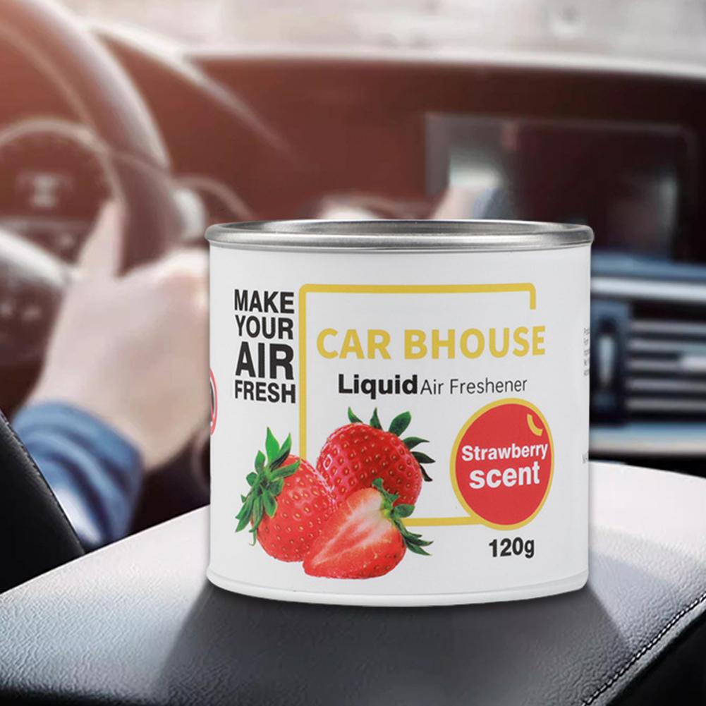 NEW Car Air Gel Freshener Perfume Cream Auto Interior Can Odors Aluminum Fragrance Accessorie Remove Cup-shaped Aroma Diffu O5N2