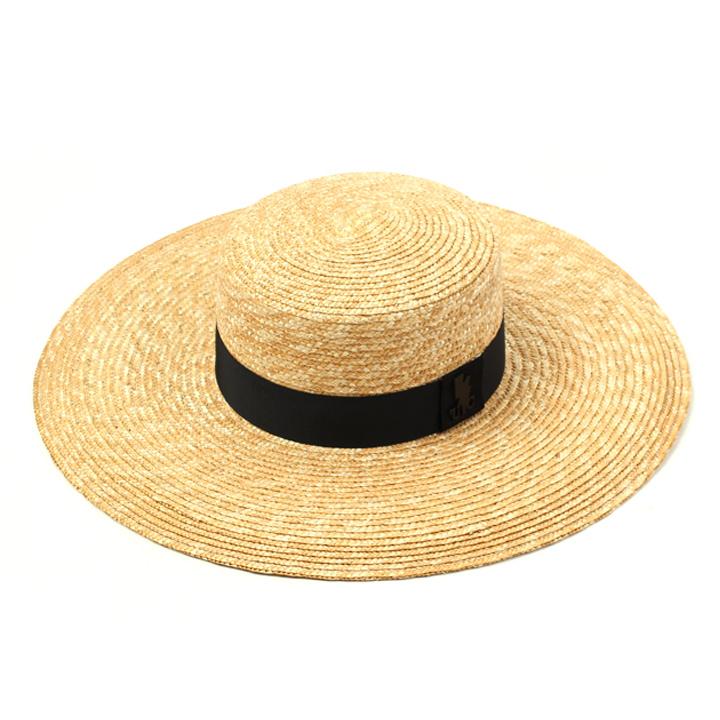 Yunibeosyeolkemiseuteuli Kangkang Flat Long Fedora Bk Panama Hat