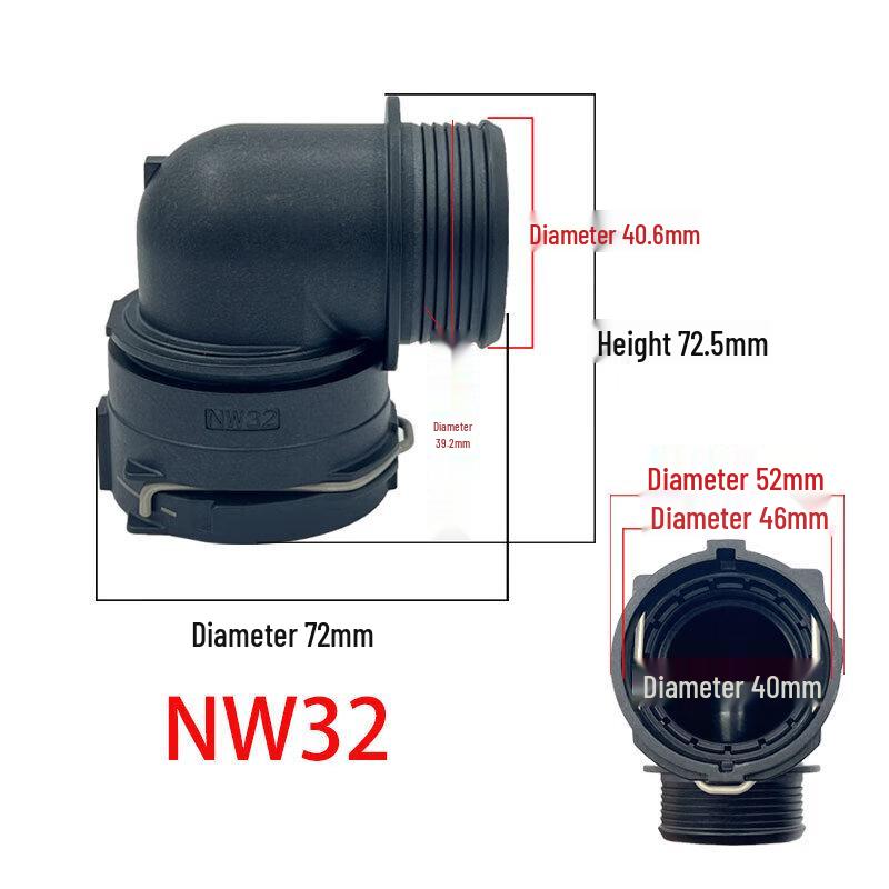 

Quick-Connect Cooling Water Pipe Elbow Fitting