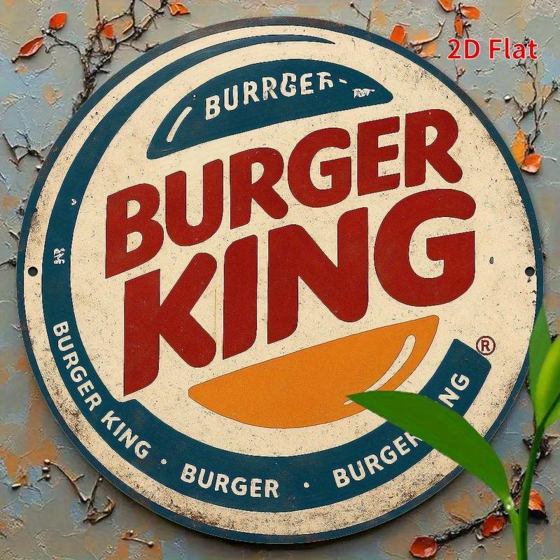 

This is a round metal tin sign designed in a retrovintage style perfect for wall decor or bargarage themed styling 20x20cm(8x8inch)
