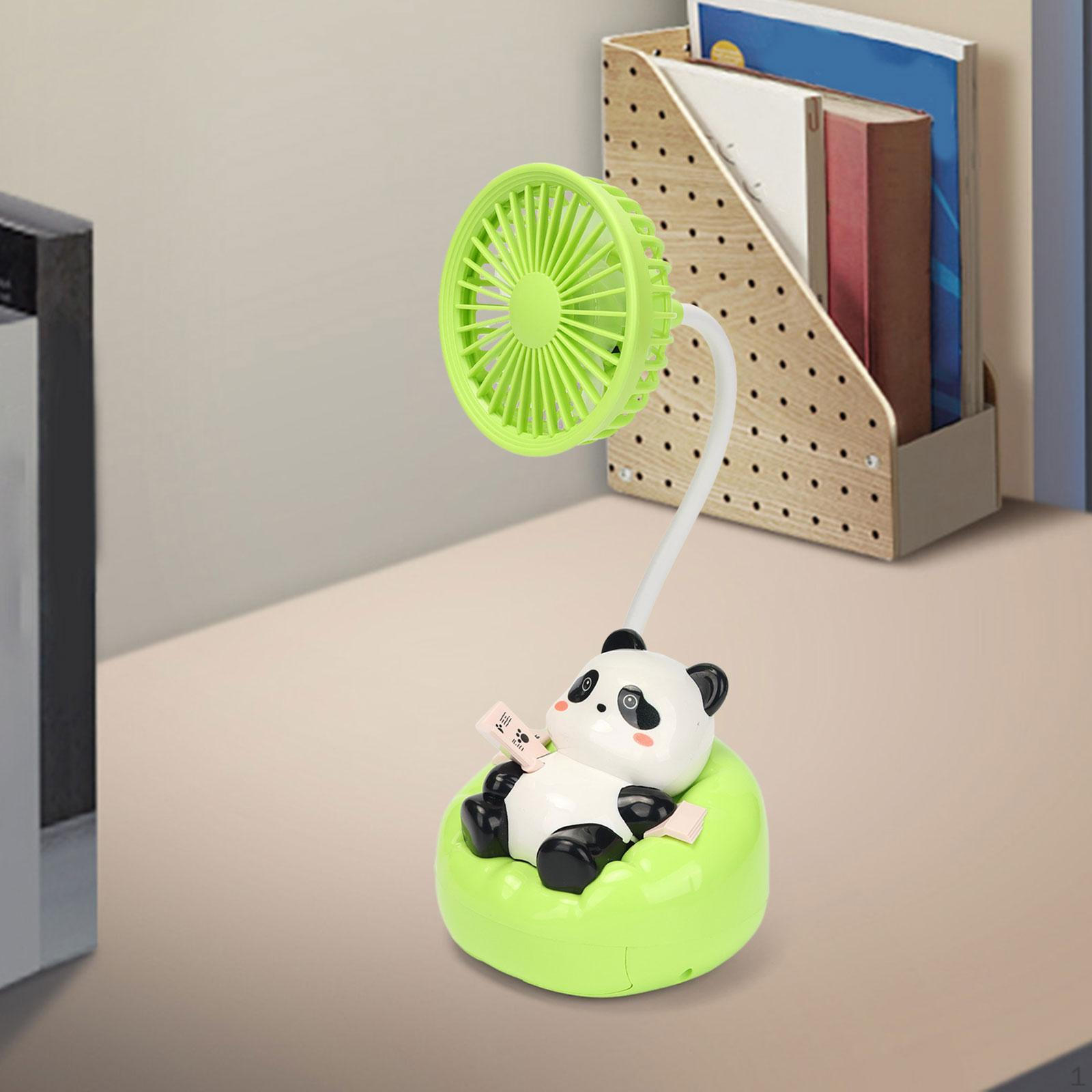 

Портативный настольный вентилятор вращающийся, перезаряжаемый, компактный, держатель для телефона для дома, общежития зелёный