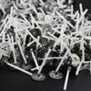 200Pcs Smokeless Natural Coated Cotton Candle Wicks Cores with Metal Tabs Base for DIY Tealight Candle Making Supplies