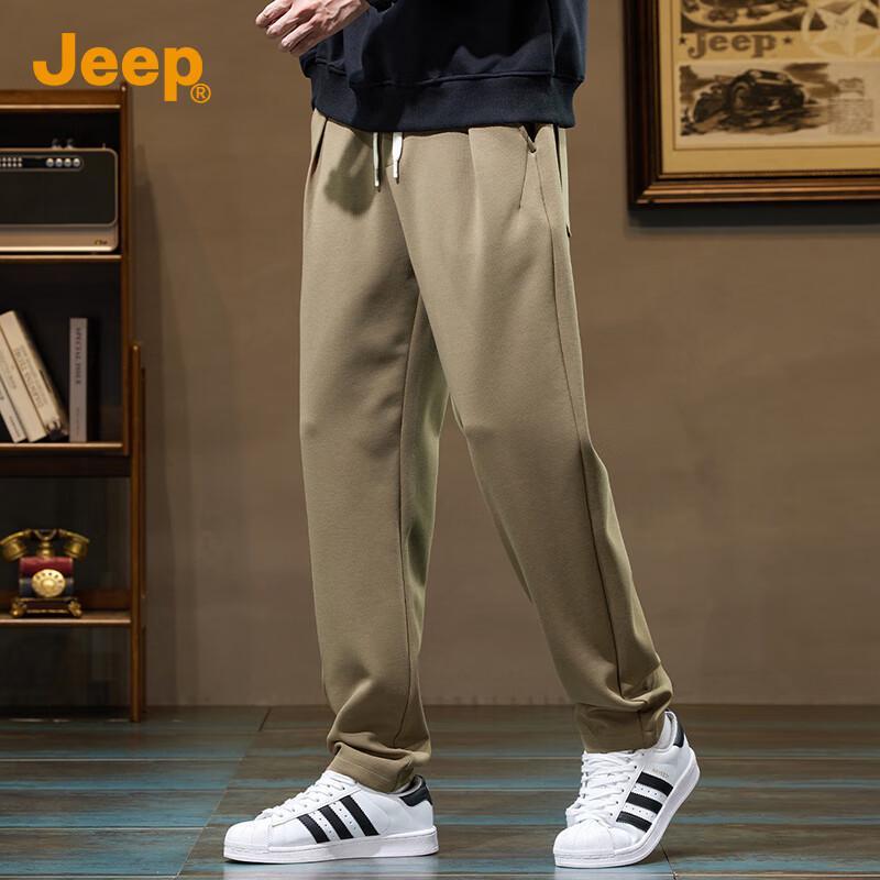 

JEEP Men s Multi-Pocket Loose Fit Straight Leg Casual Pants XL