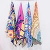 Bohemian Giraffe Print Double-Sided Fleece Quick Dry Beach Towel Absorbent Microfiber Bath Towel for Swimming Gym Travel