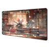 AntiSlip Stain Proof PTCG PlaymatRamen Art Card Game Mat Durable Gaming Desk Pad for Players