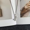 Sweater Chain Choker Necklace Long Chain Punk Dinosaur Pendant Clavicle Chain Choker Necklace for Rapper Unisex Jewelry