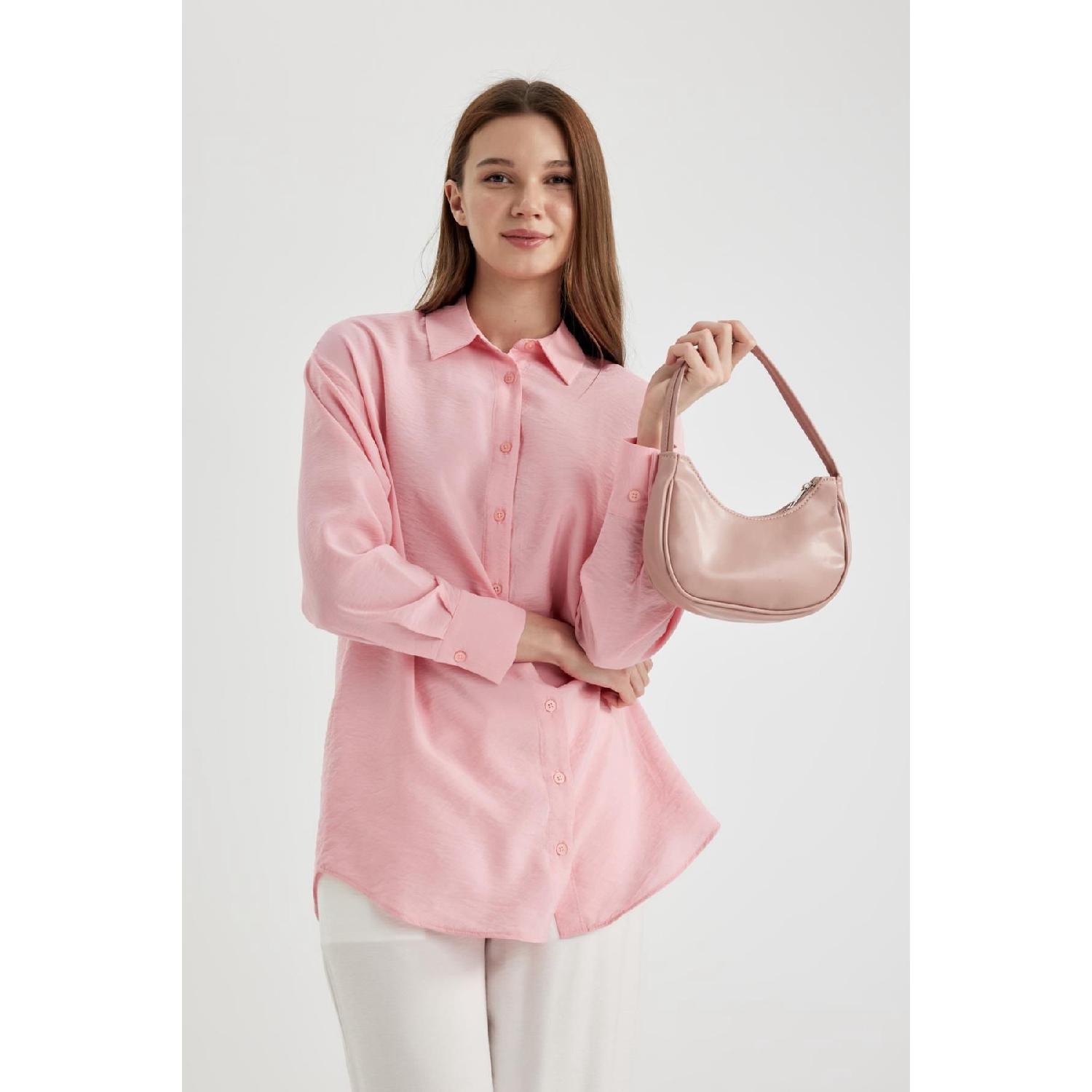 

Relax Fit Basic Long Sleeve Shirt Tunic C0304ax24sp S
