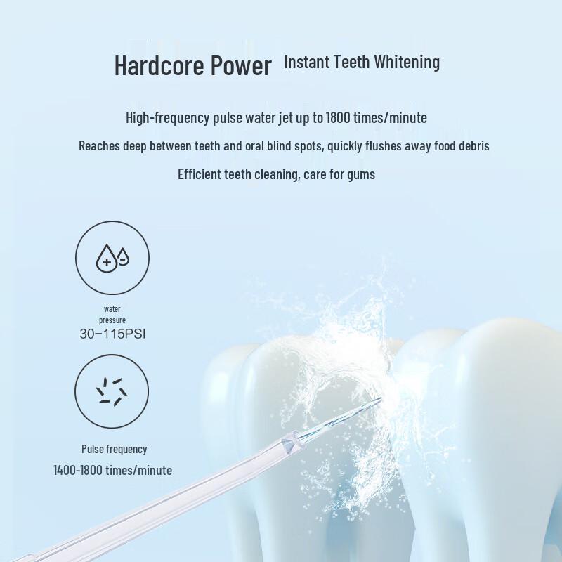 Jingdong Crafted Portable Water Flosser CN plug (adapter included)