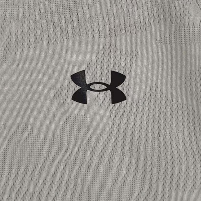 Under Armour Knitted Sports Comfortable Breathable Short Sleeve T-Shirt Men tops 1390430-014