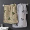 Cute Bear Face Towel for Is Quick-Drying, Lint-Free, Highly Absorbent, and Versatile, Making It An Essential Bathroom Item Suitable for Everyone