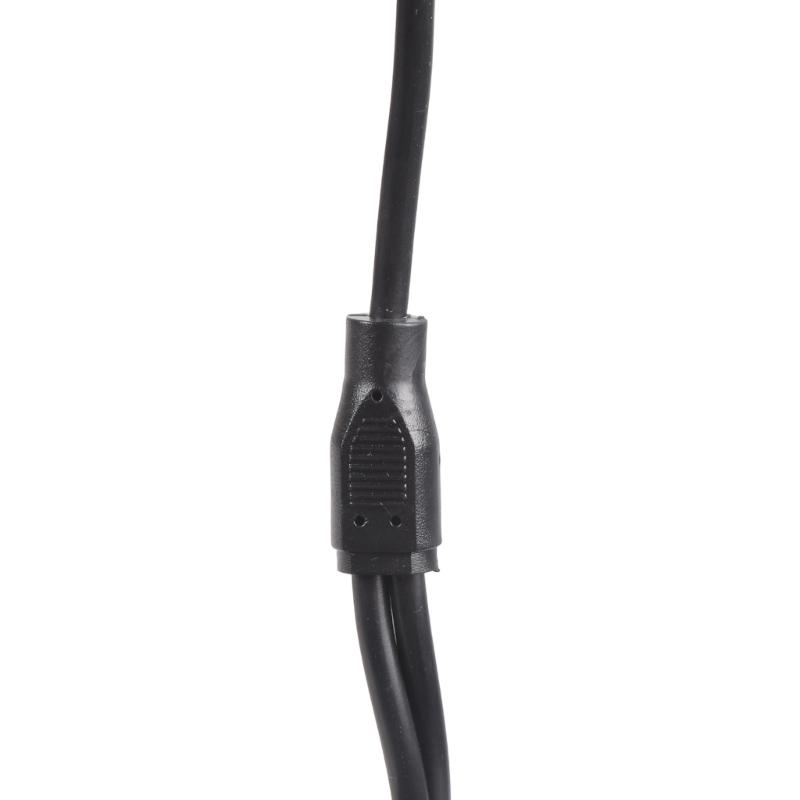 USB C To Double 5.5x2.5mm Charging Cable 12V3A Power Cord Plastic Texture for Router Speaker LED Light Fan Camera